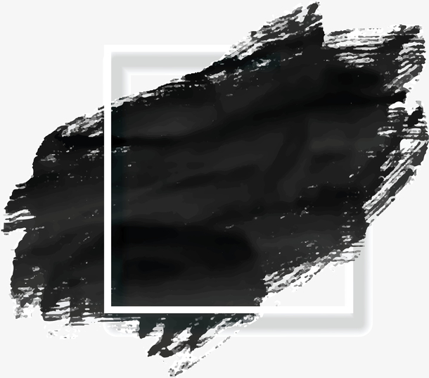 黑色风吹落叶剪影