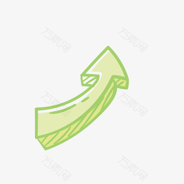矢量卡通手绘箭头装饰