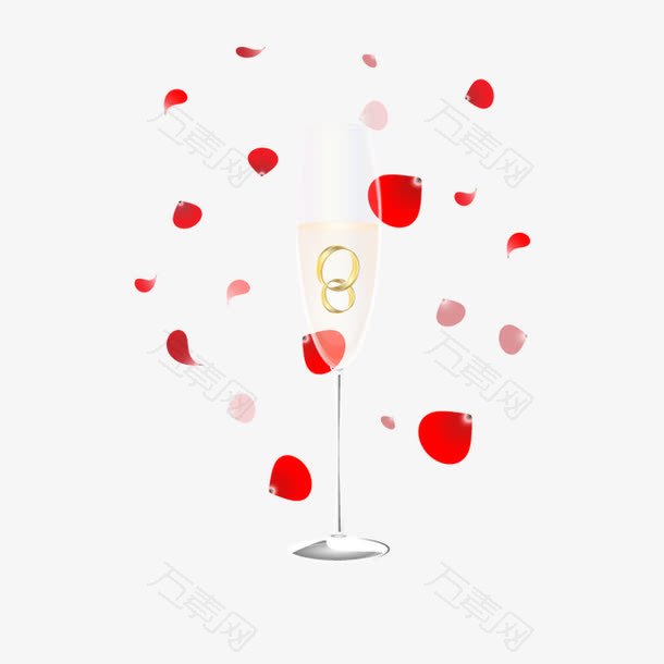 高脚酒杯矢量素材