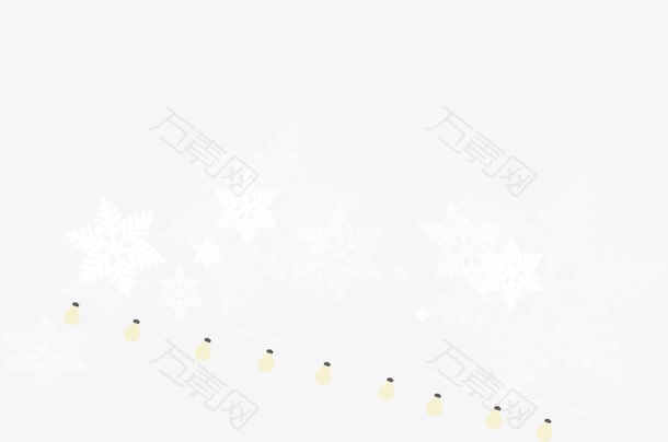 雪景雪花素材