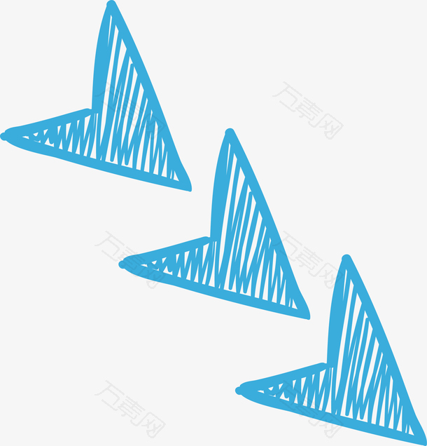 卡通的拉伸方向箭头