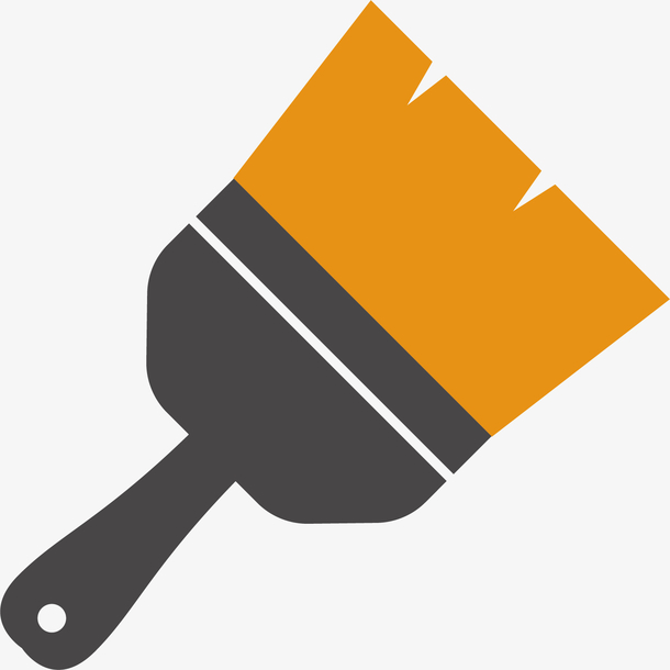 卡通刷子矢量图下载