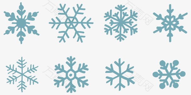 雪花矢量