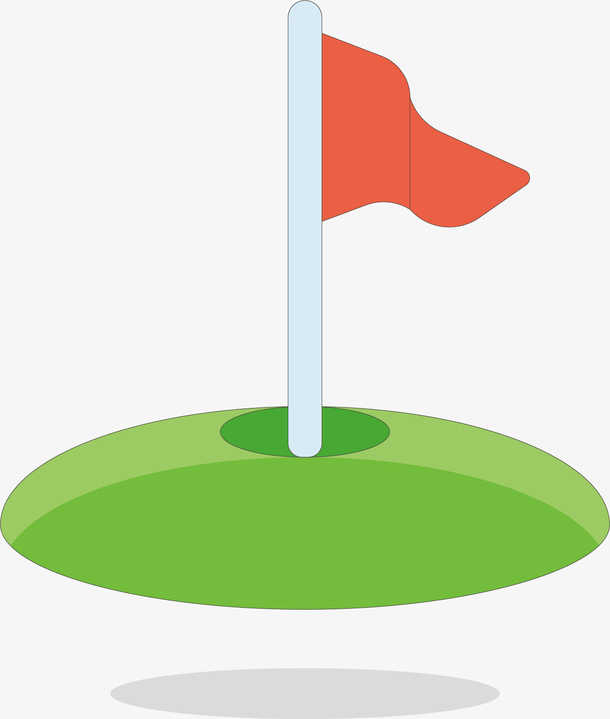 矢量图操场上红旗飘飘