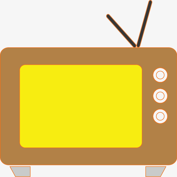 电视机矢量素材
