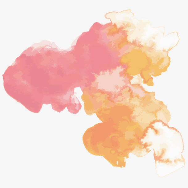 水彩泼墨云雾效果