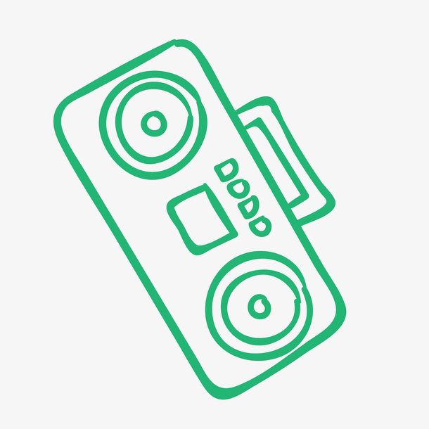 音响素材图案简笔