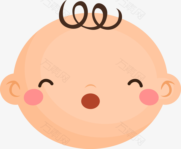 微笑孩子头像图