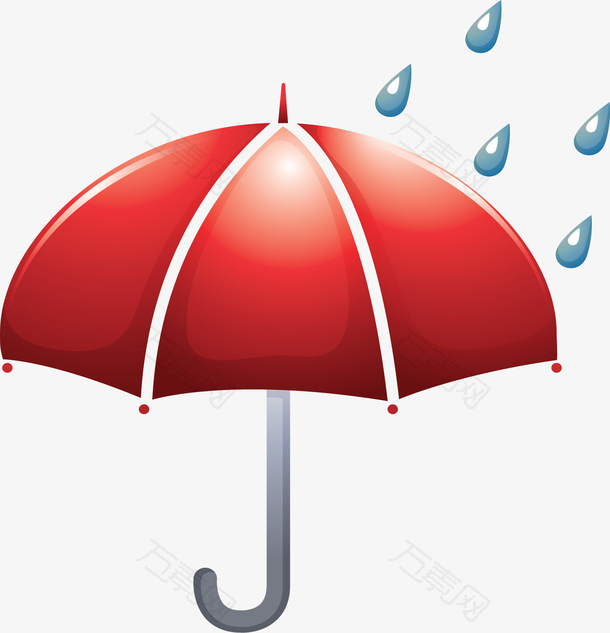 天气预报下雨打伞