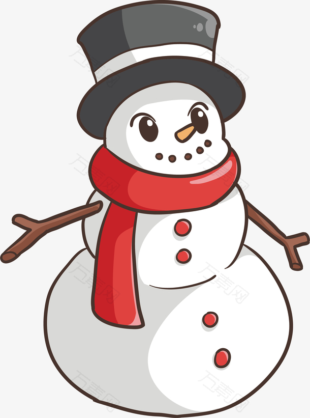 可爱的雪人