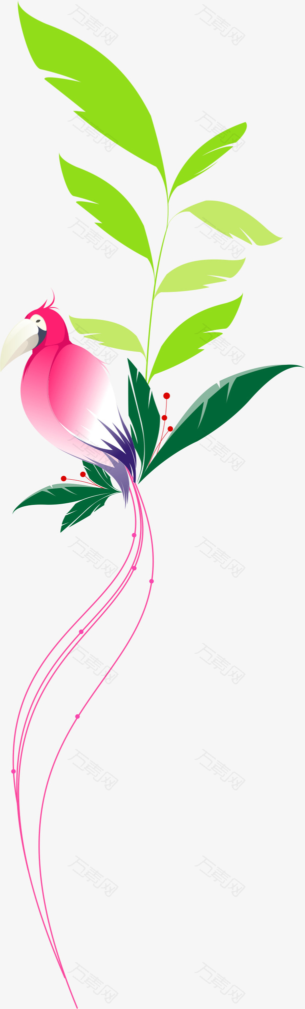 小鸟花纹