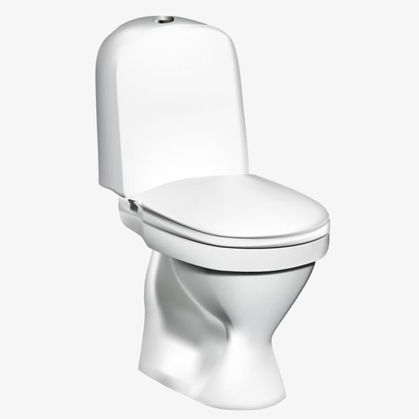 卡通坐便器矢量图下载