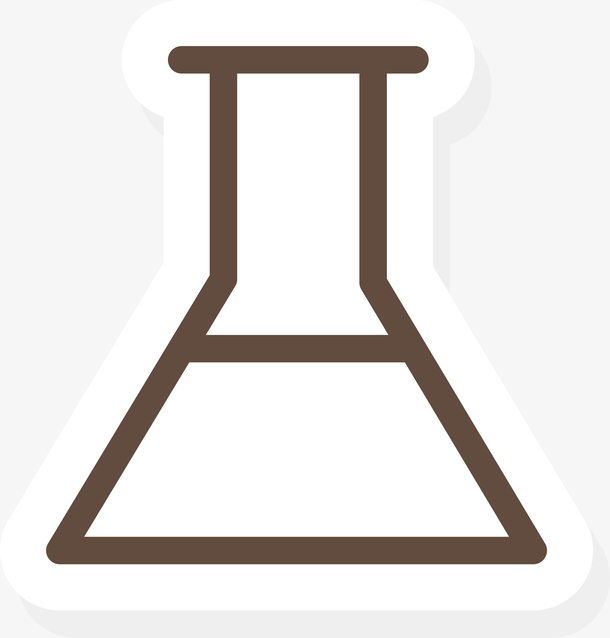 锥形瓶贴纸图标