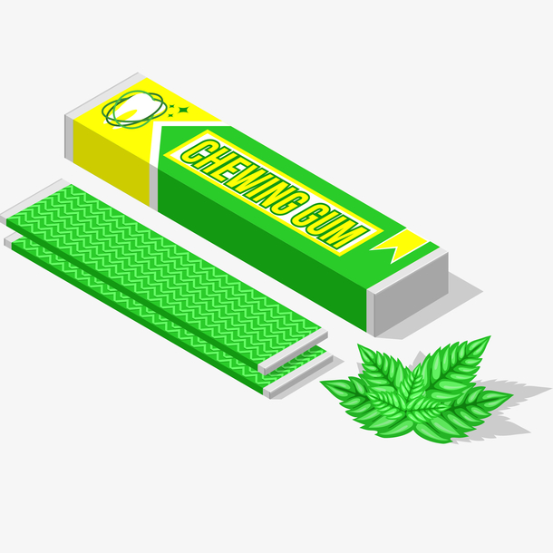 矢量口香糖免抠png