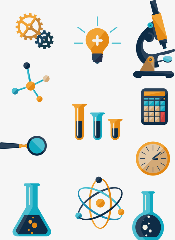 科技图片素材卡通科学图片