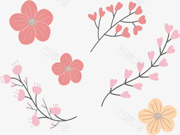 浪漫桃花装饰
