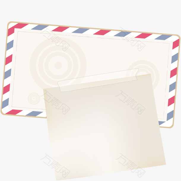 矢量装饰信封元素