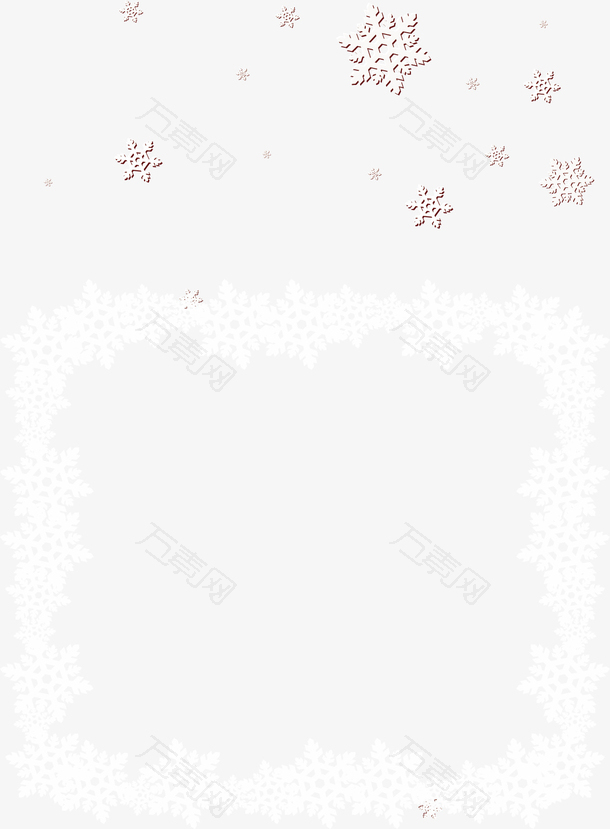 雪花大雪温暖冬素材