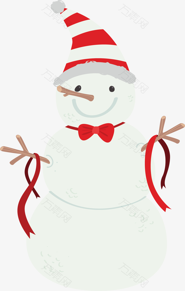 戴帽子的雪人