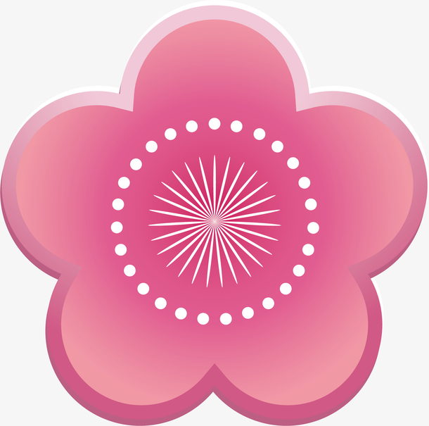 卡通花瓣海报花瓣边框白色花瓣珍珠