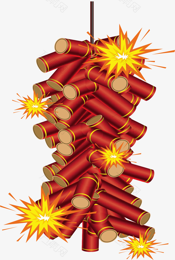 鞭炮的构成图图片