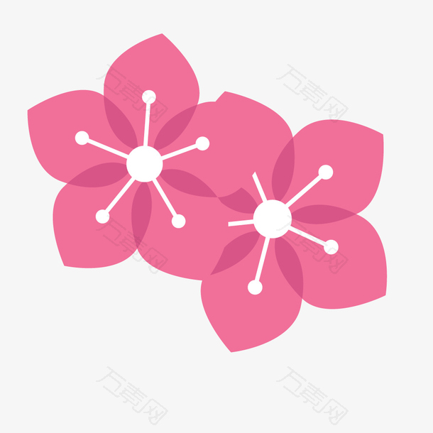 唯美桃花花瓣