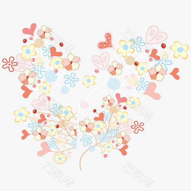 情人节浪漫小元素矢量素材