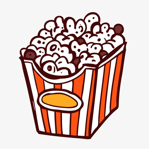 鸡米花餐饮行业西餐美食图标素材