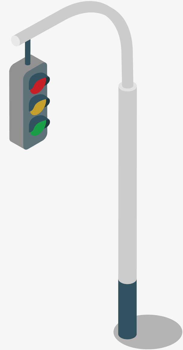 矢量交通信号灯素材