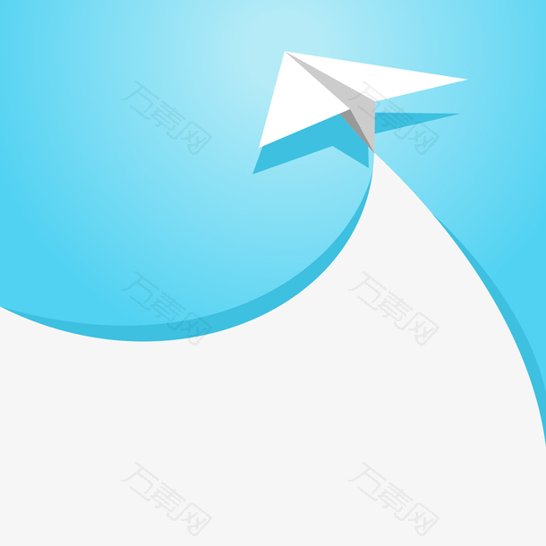 矢量纸飞机