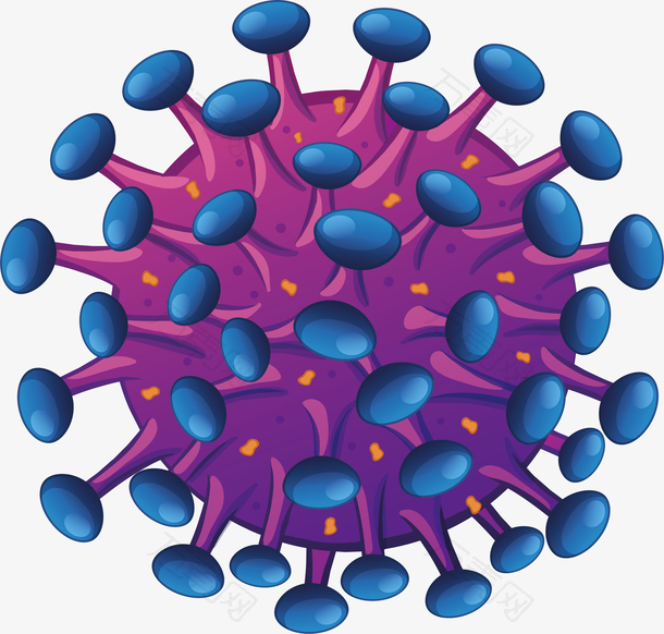 紫色的艾滋病病毒