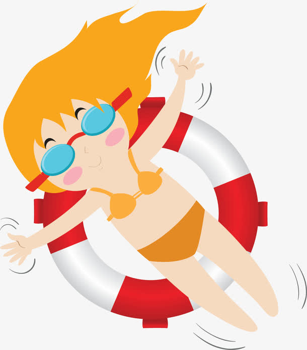 卡通游泳图下载