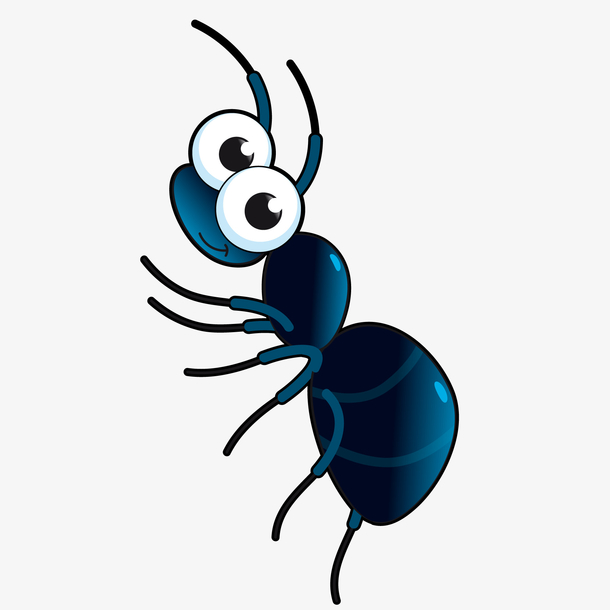 卡通可爱的小蚂蚁