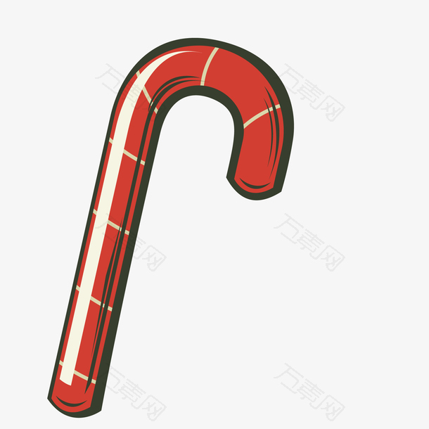 矢量图圣诞节的糖果