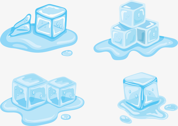 冰川融化漫画图片