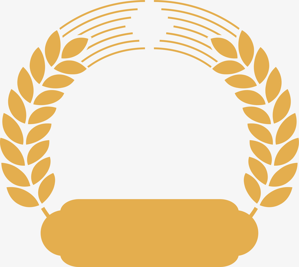 叶子公安标志麦穗