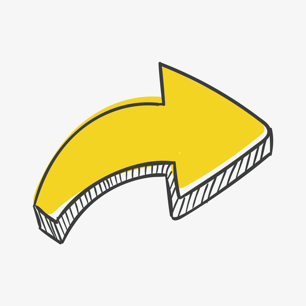 黄色箭头免抠元素图片-元素素材4607540-万素网