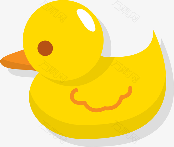 卡通鸭子矢量图下载