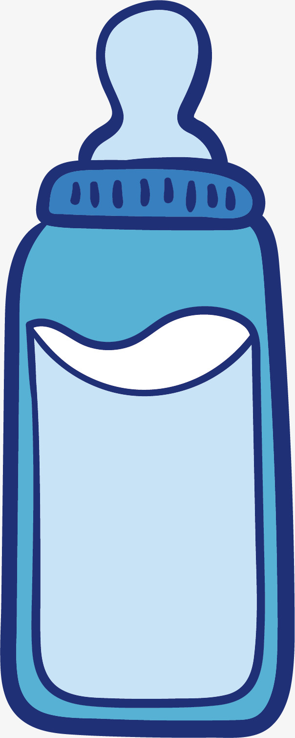 矢量图小孩的奶瓶