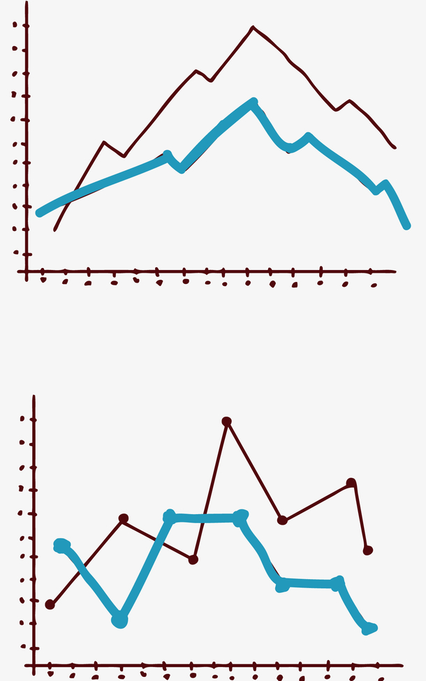 矢量数据统计图表素材
