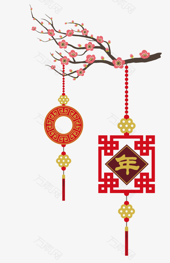 2023兔年新年梅花