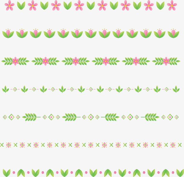 粉色分隔栏png元素素材图片下载-万素网