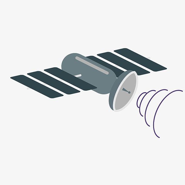 卡通卫星png下载