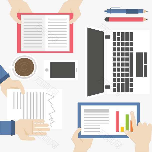 三人合作讨论问题