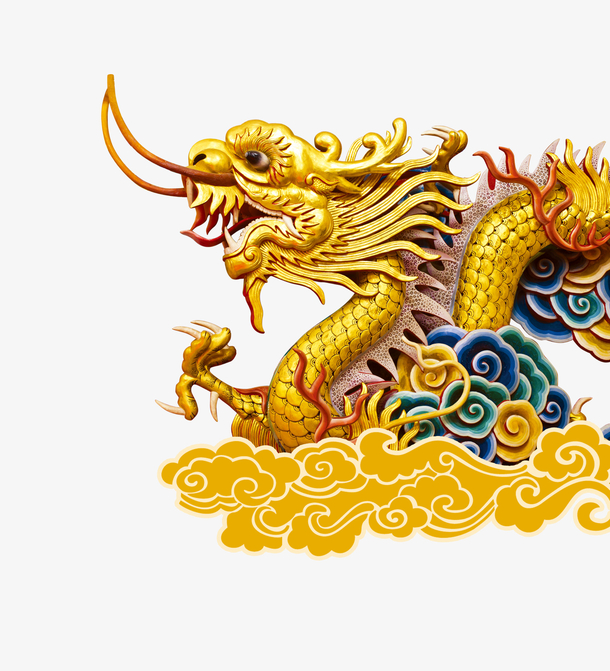 祥云中国龙装饰