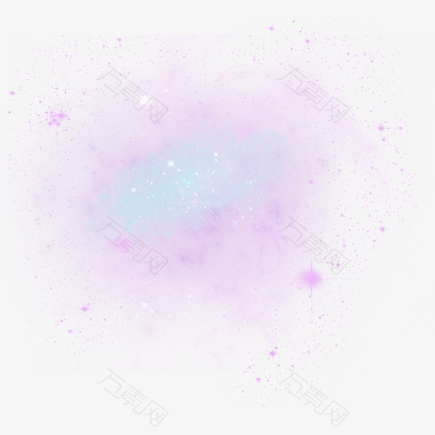 彩色星空紫色星云