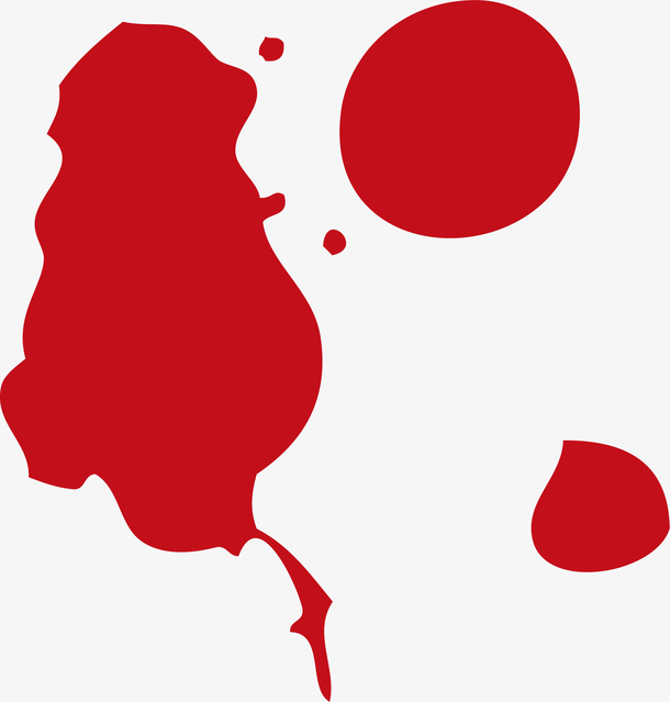 红色血迹png元素素材图片下载-万素网