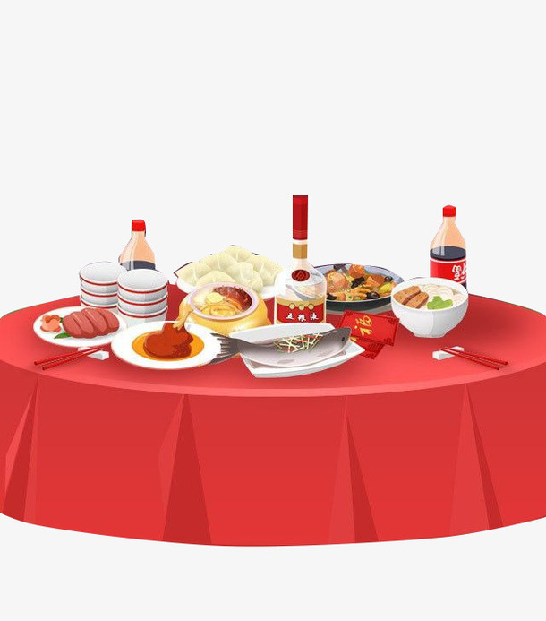 酒桌摆件免抠元素图片-元素素材4169407-万素网