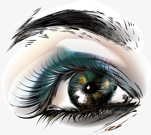 眼睛免抠元素图片-元素素材4349485-万素网