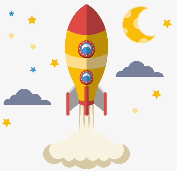 卡通火箭